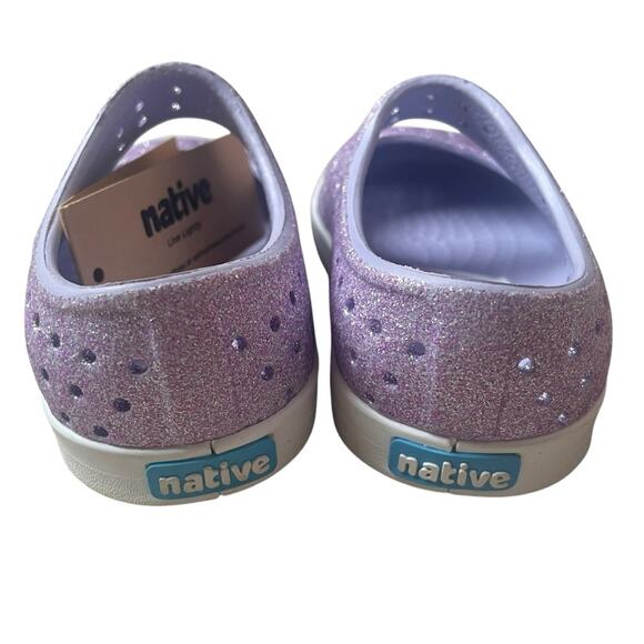 Native Juniper Bling‎ Purple Sparkle Shoes Size 5 NWT - Picture 3 of 10